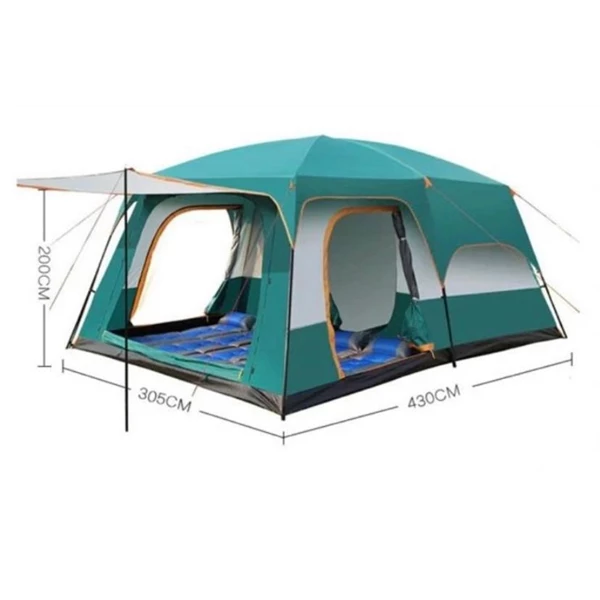Tenda Kemah Camping Outdoor Ukuran 305x430x200 cm