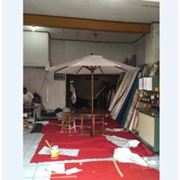 Tent Umbrella Cafe full frame